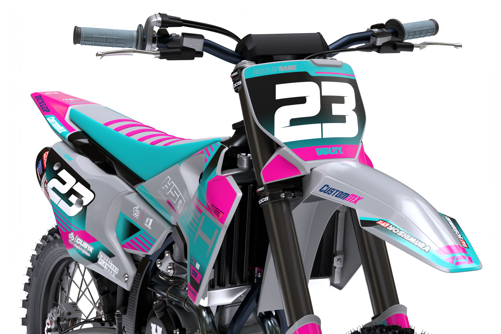 Sky (Haze) Series - Husqvarna TE / FC / FE / WR / CR / TC Full Graphics Kit - Image 3