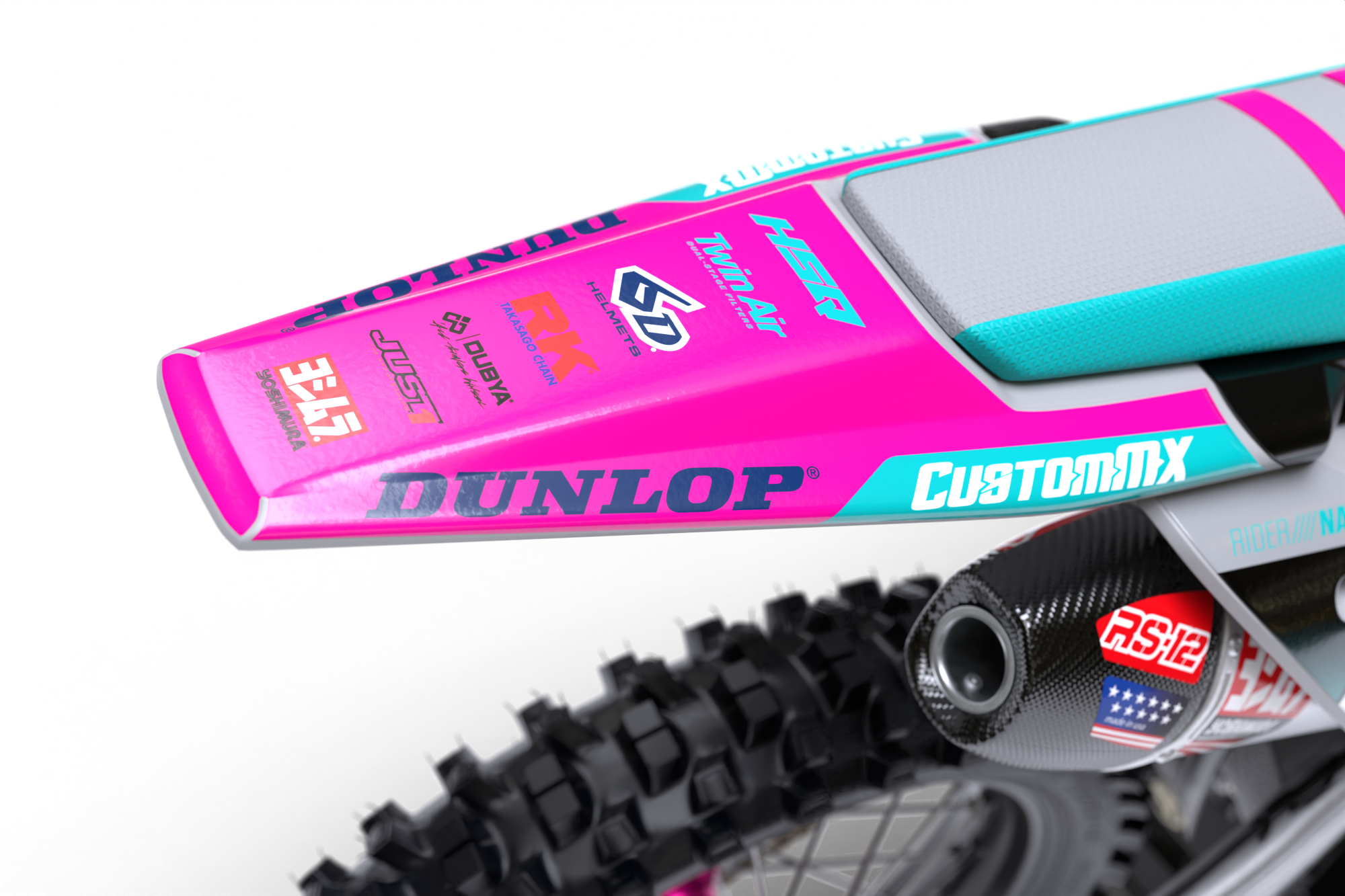 Sky (Haze) Series - Husqvarna TE / FC / FE / WR / CR / TC Full Graphics Kit - Image 4