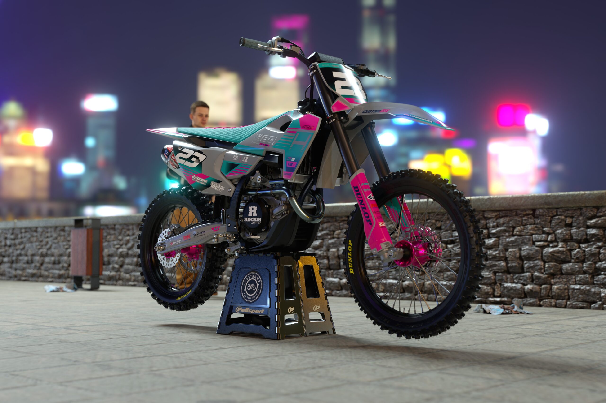 Sky (Haze) Series - Husqvarna TE / FC / FE / WR / CR / TC Full Graphics Kit - Image 2