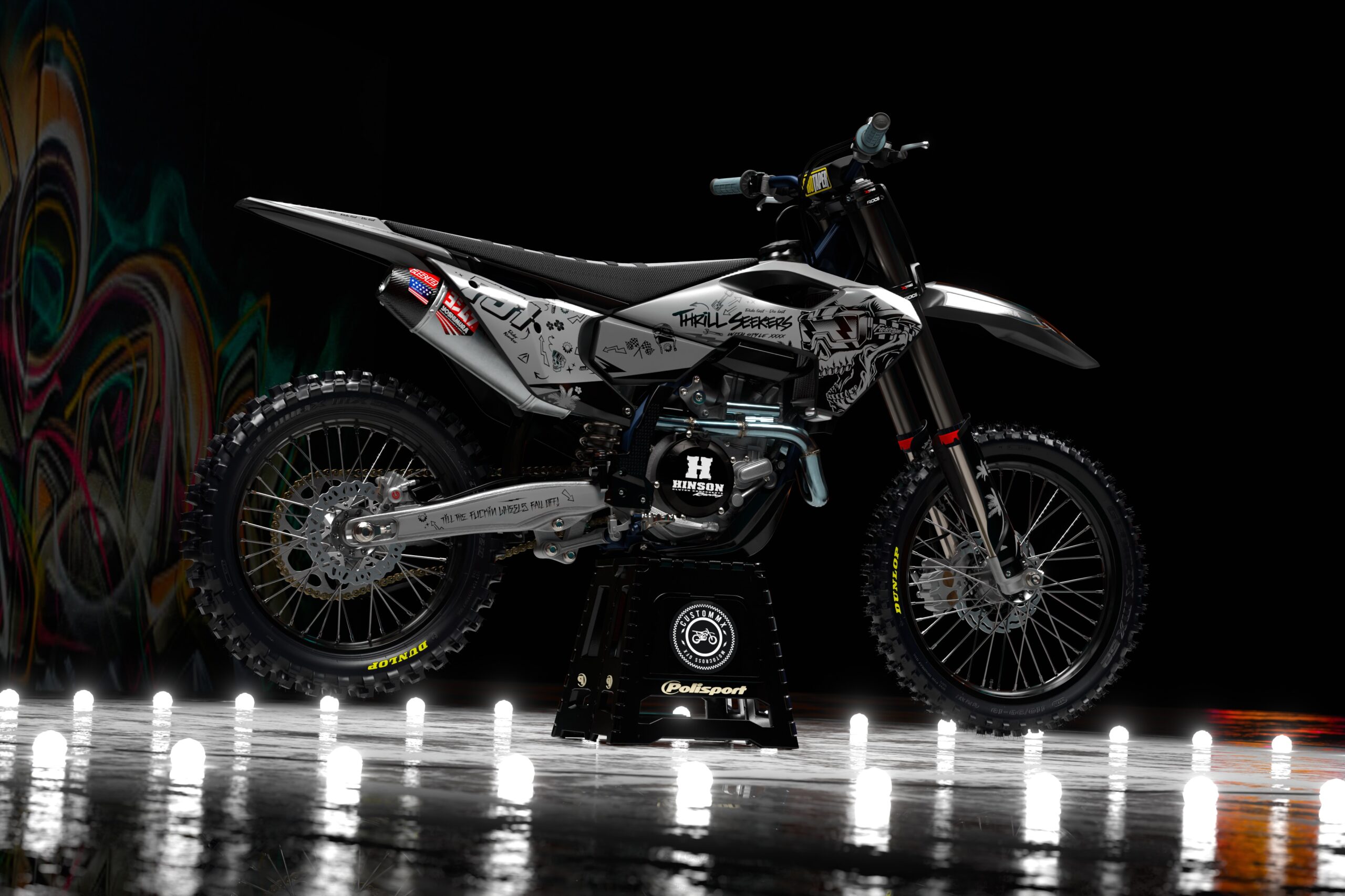 Austin (Mono) Series - Husqvarna TE / FC / FE / WR / CR / TC Full Graphics Kit - Image 3