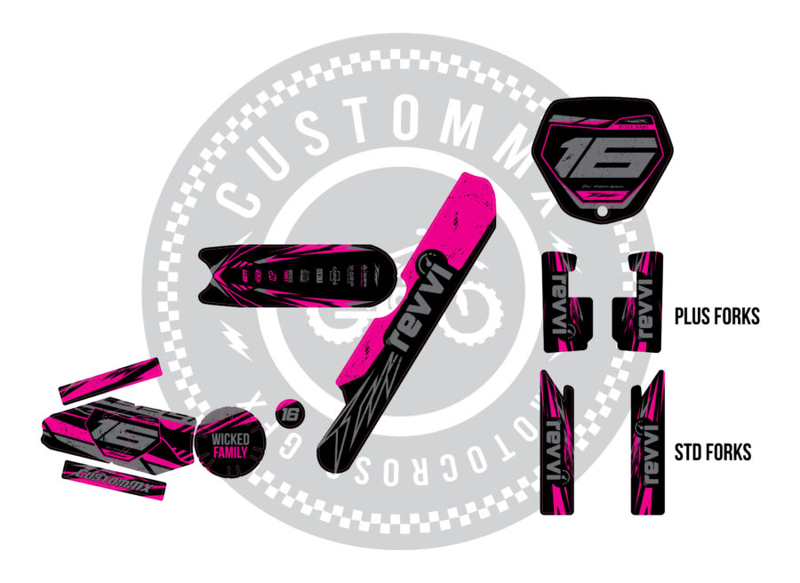 Auckland Pink Series - Revvi 12" / Revvi 16"  / Revvi 16" Plus models