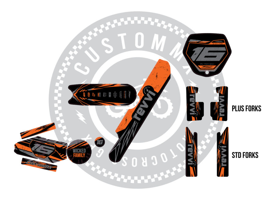 Auckland Orange Series - Revvi 12" / Revvi 16"  / Revvi 16" Plus models