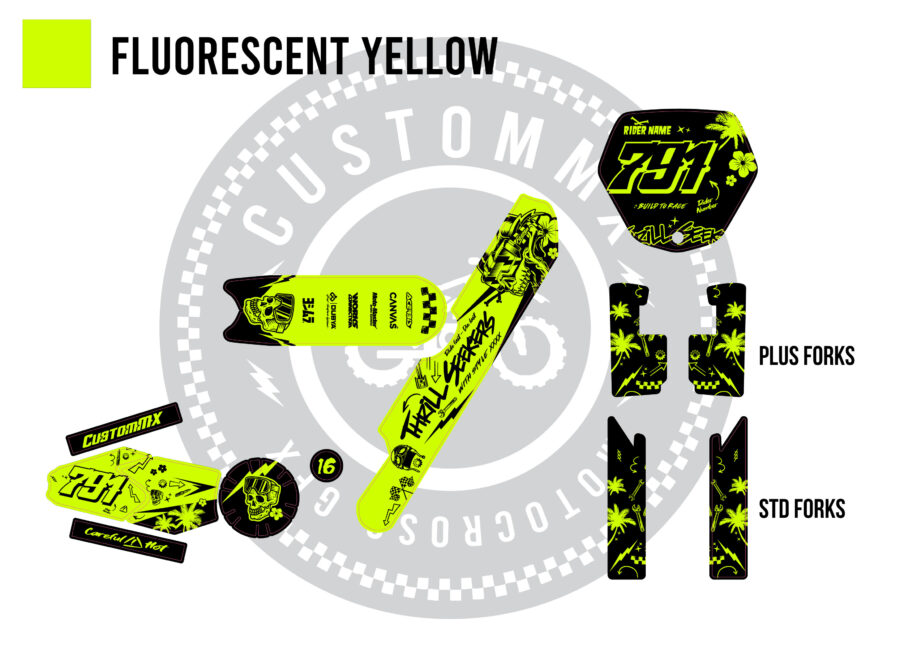 Austin Fluorescent Yello Series - Revvi 12" / Revvi 16"  / Revvi 16" Plus models