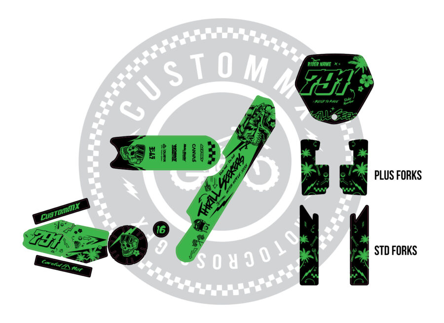 Austin Green Series - Revvi 12" / Revvi 16"  / Revvi 16" Plus models