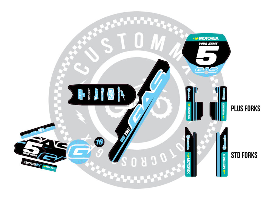 On The Gas Blue Series - Revvi 12" / Revvi 16"  / Revvi 16" Plus models