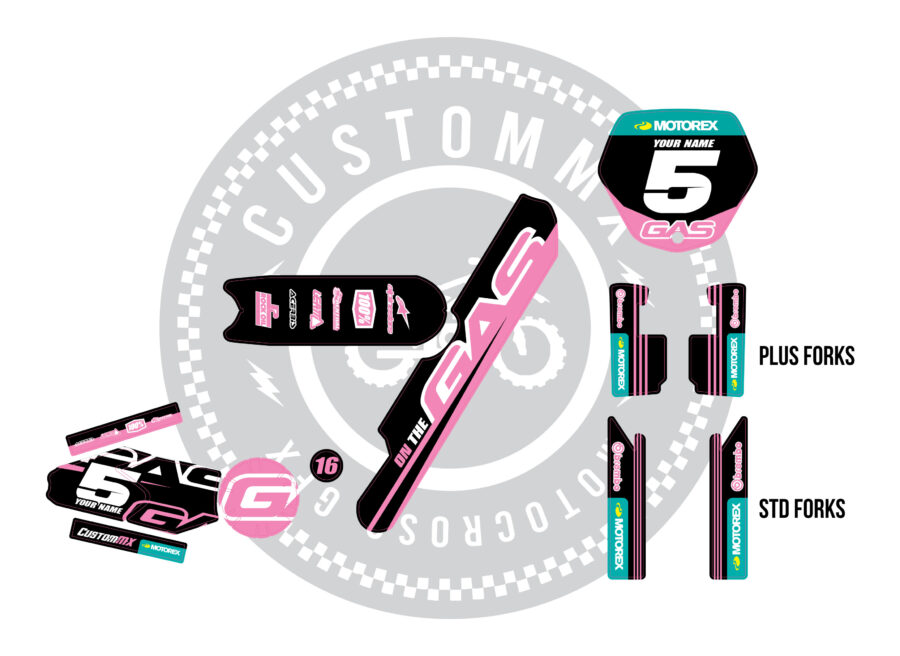 On The Gas Pink Series - Revvi 12" / Revvi 16"  / Revvi 16" Plus models