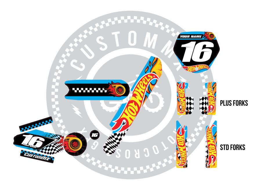 Hot Wheels Cyan Series - Revvi 12" / Revvi 16"  / Revvi 16" Plus models