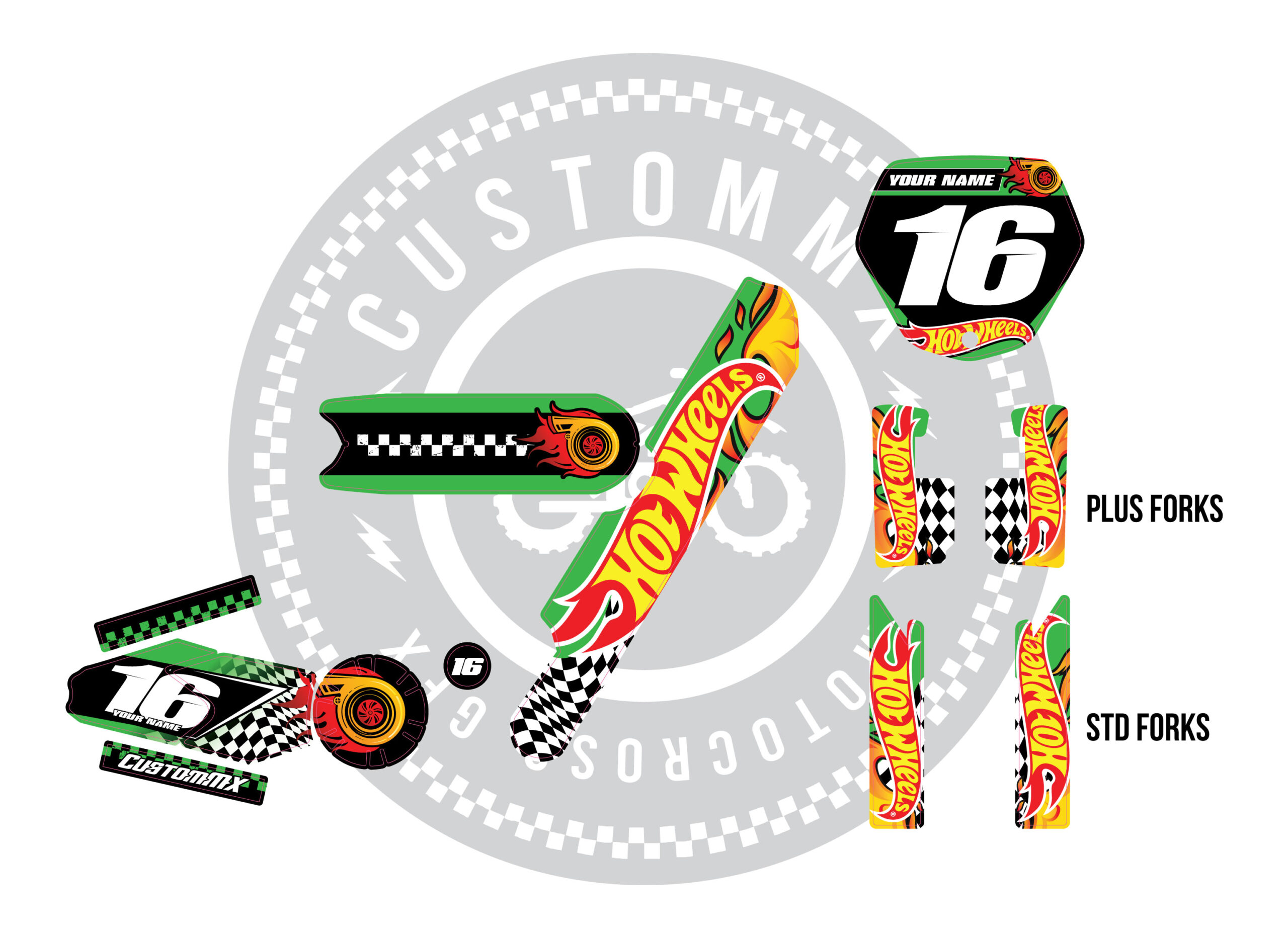 Hot Wheels Green Series - Revvi 12" / Revvi 16" / Revvi 16" Plus models