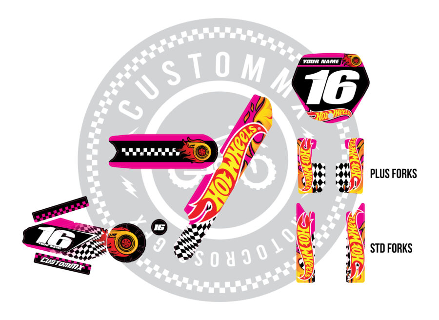 Hot Wheels Pink Series - Revvi 12" / Revvi 16"  / Revvi 16" Plus models