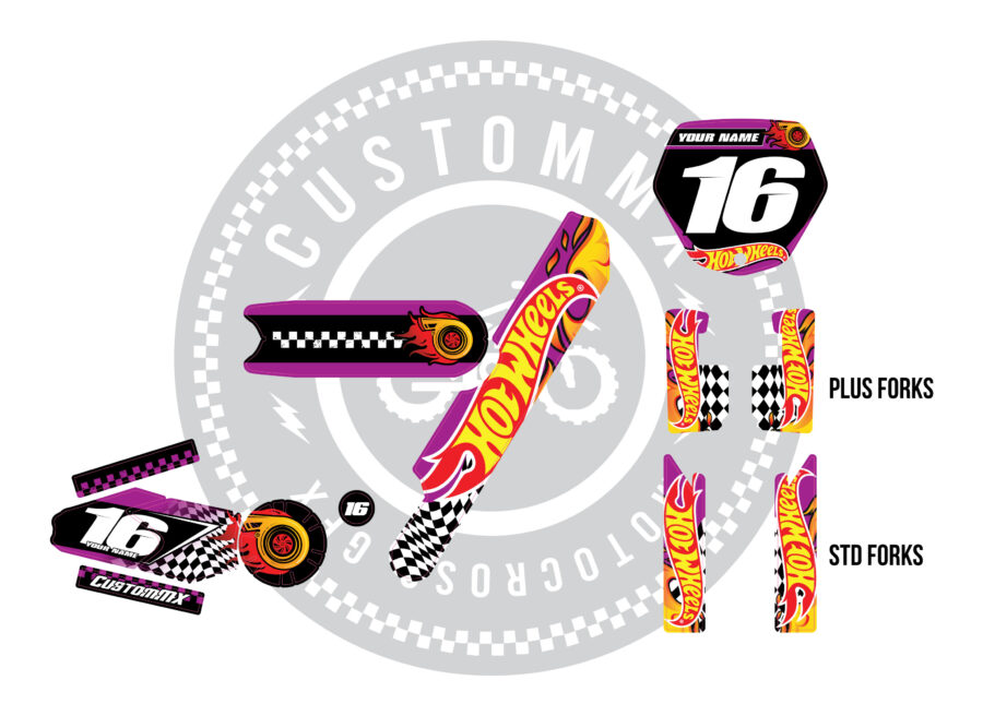 Hot Wheels Purple Series - Revvi 12" / Revvi 16"  / Revvi 16" Plus models