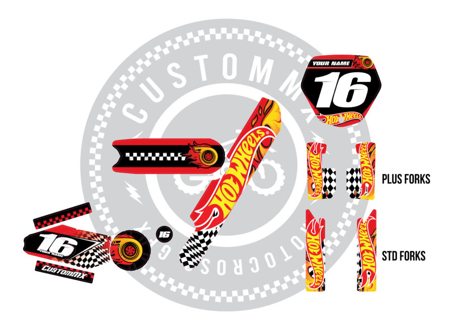 Hot Wheels Red Series - Revvi 12" / Revvi 16"  / Revvi 16" Plus models