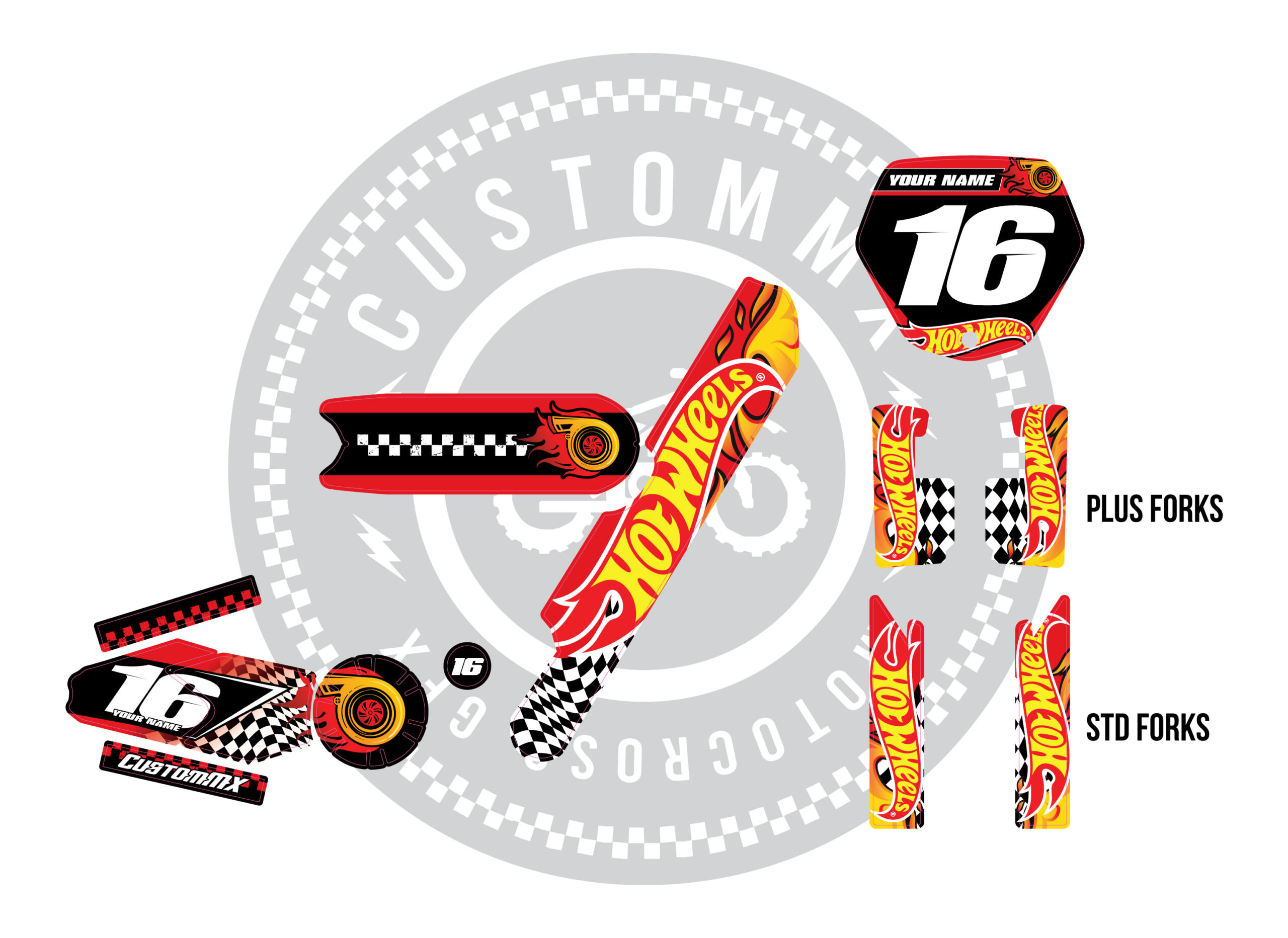 Hot Wheels Red Series - Revvi 12" / Revvi 16" / Revvi 16" Plus models