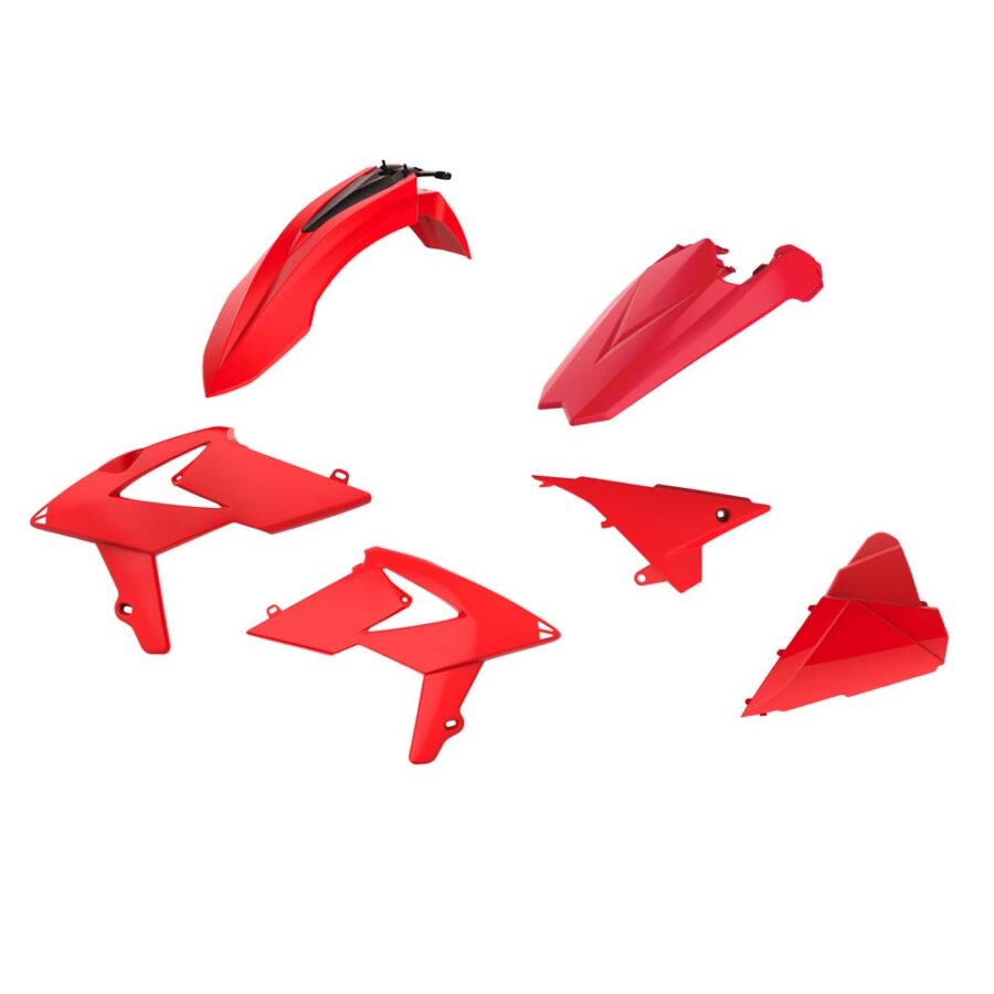 BOX KIT INC FORK GUARDS BETA 125-480RR 2T+4T 2018 RED