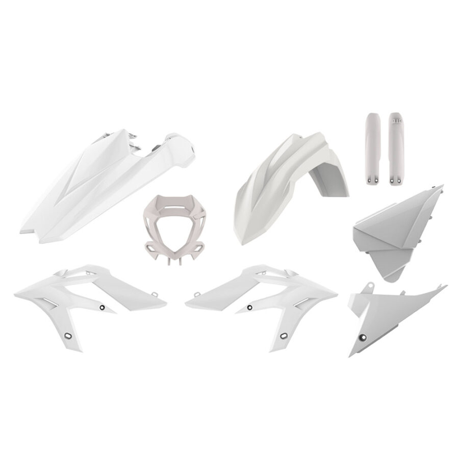 BOX KIT INC FORK GUARDS BETA 250-300 X-TRAINER 20-22 WHITE