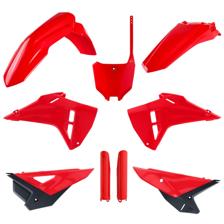 BOX KIT HONDA RESTYLE CRF250R 22-24, CRF450R 21-24 (RESTYLE TO CRF 2025) RED