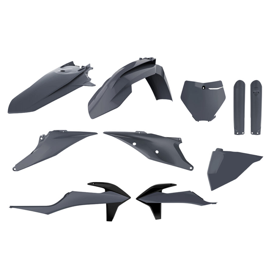 BOX KIT INC FORK GUARDS KTM SX/SX-F/XC/XC-F 19-22 NARDO GREY