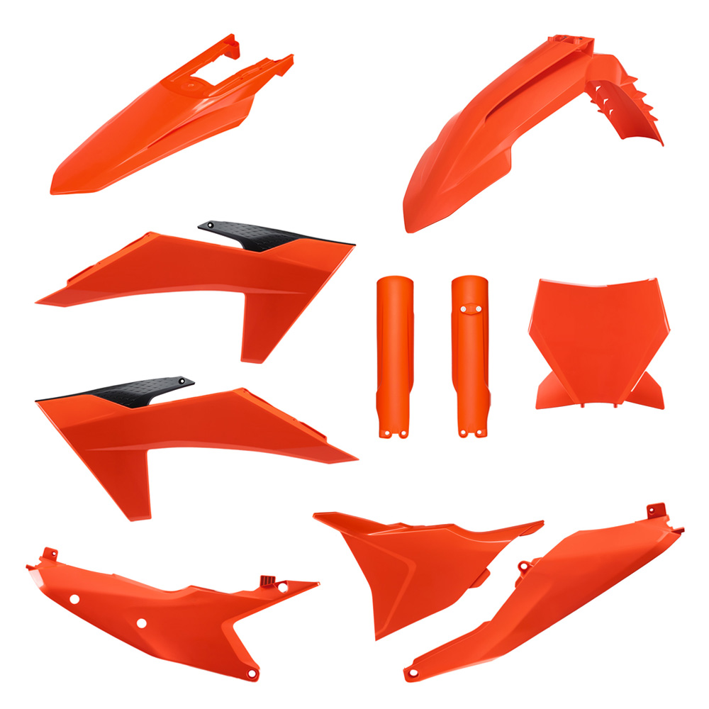 BOX KIT INC FORK GUARDS KTM SX/SX-F 23-24 ORANGE