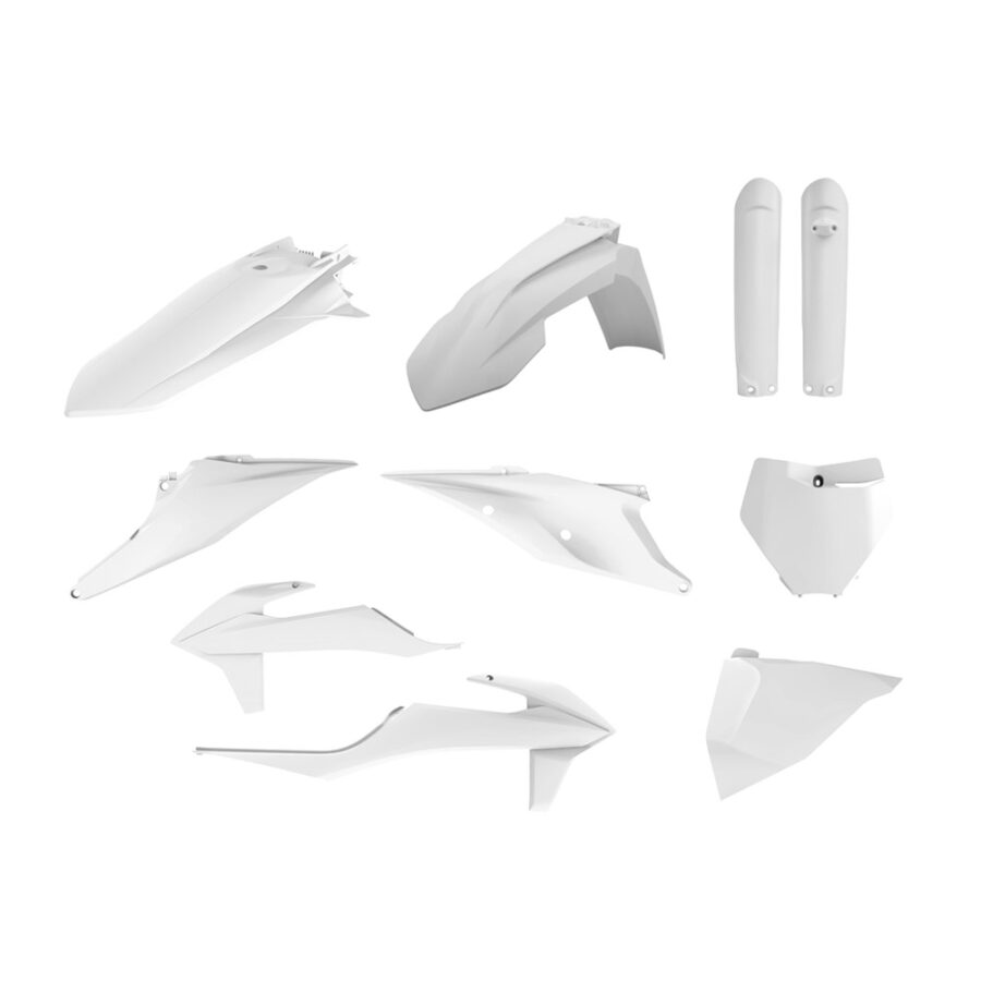 BOX KIT INC FORK GUARDS KTM SX/SX-F/XC/XC-F 19-22 WHITE
