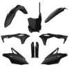 BOX KIT INC FORK GUARDS KAWASAKI KX250F 17-20 BLACK