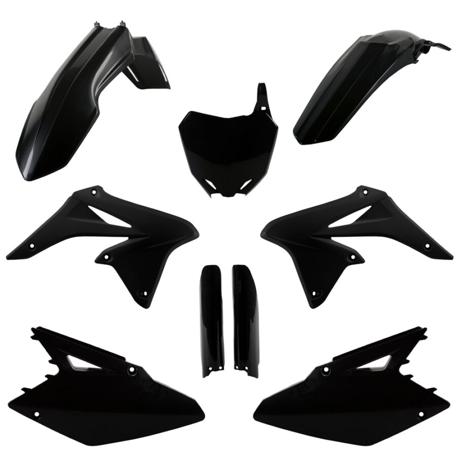 BOX KIT INC FORK GUARDS SUZUKI RM-Z250 10-18 BLACK