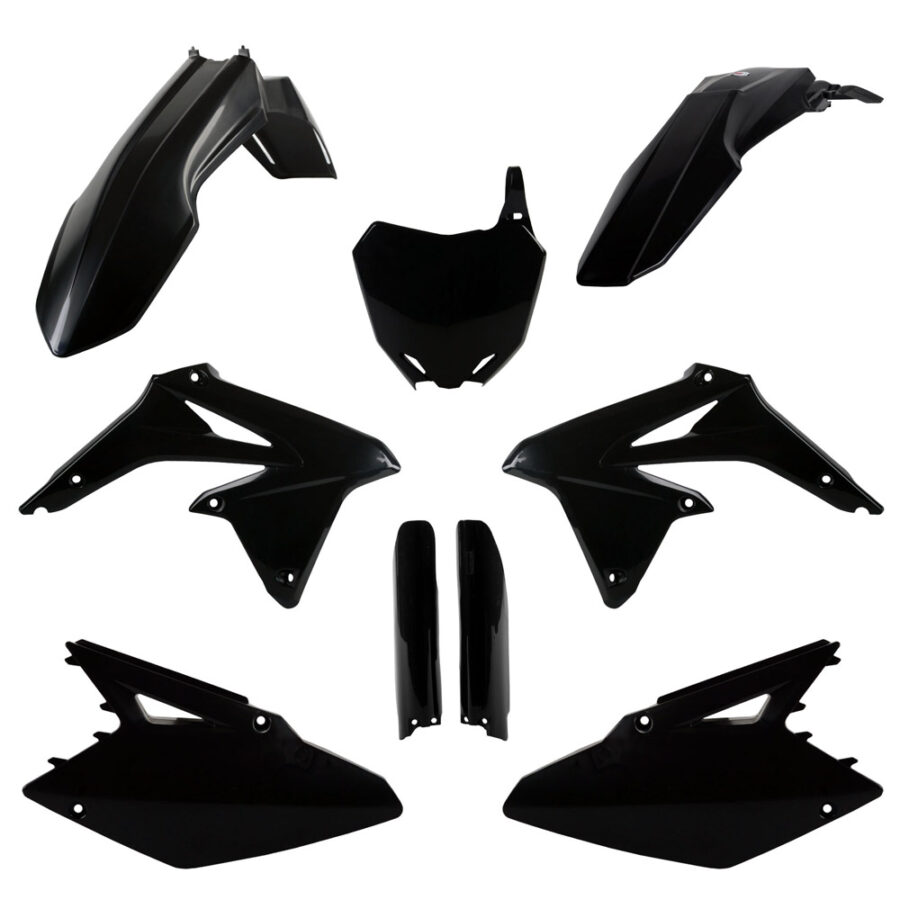 BOX KIT INC FORK GUARDS SUZUKI RM-Z450 08-17 BLACK