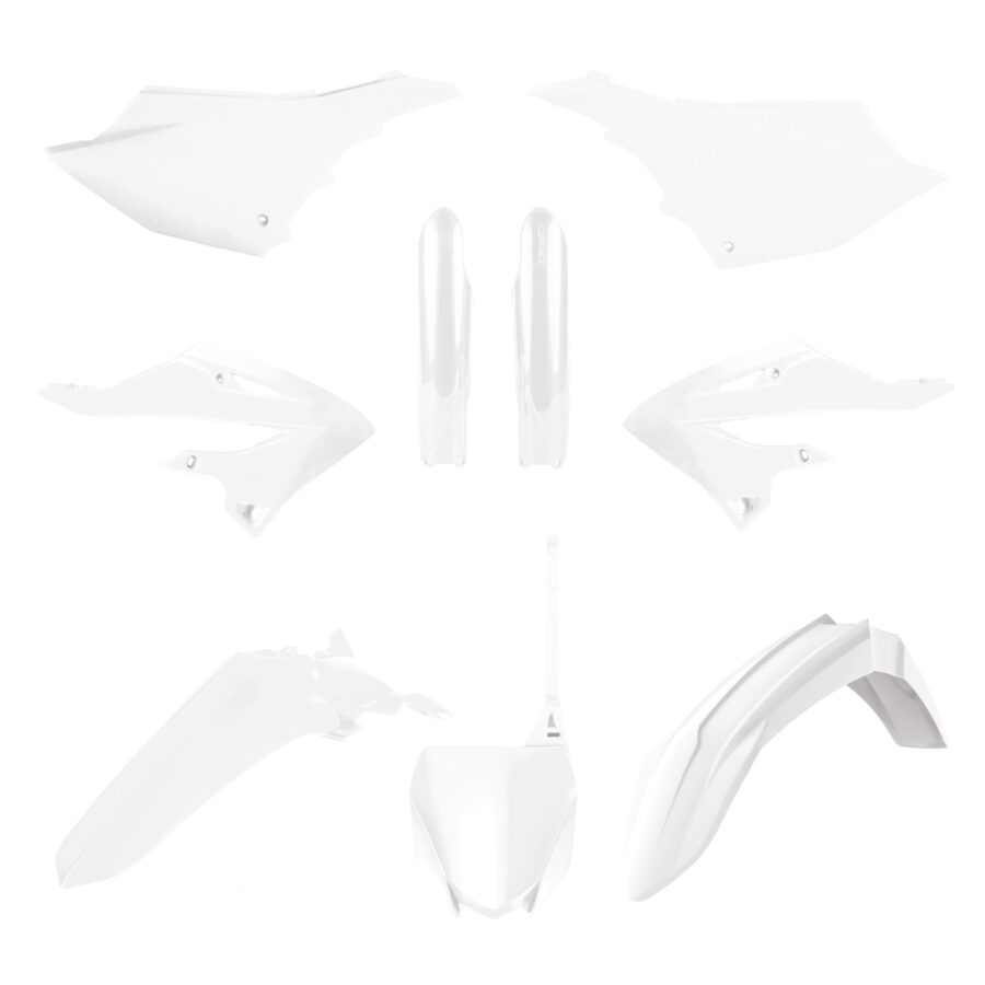 BOX KIT INC FORK GUARDS YAMAHA YZ125/250 22-26 WHITE