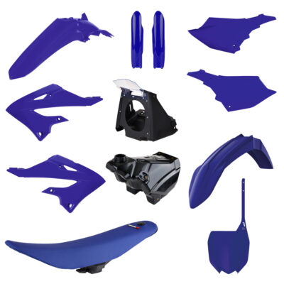 BOX KIT YAMAHA YZ125/250 02-21, RESTYLE KIT 3 INC TANK & SEAT (22-26 ...