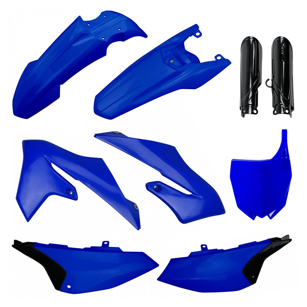 BOX KIT INC FORK GUARDS YAMAHA YZ65 19-25 BLUE