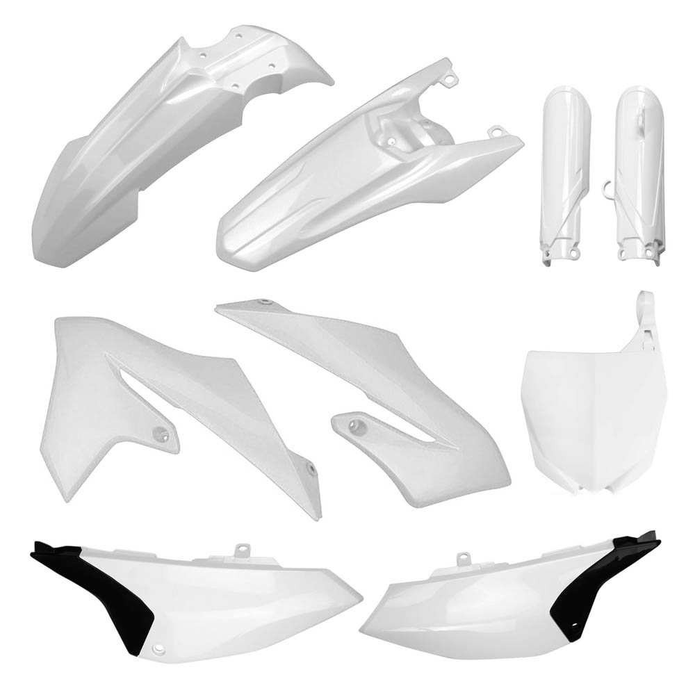 BOX KIT INC FORK GUARDS YAMAHA YZ65 19-25 WHITE