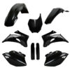 BOX KIT INC FORK GUARDS YAMAHA YZ250F/450F 06-07 BLACK
