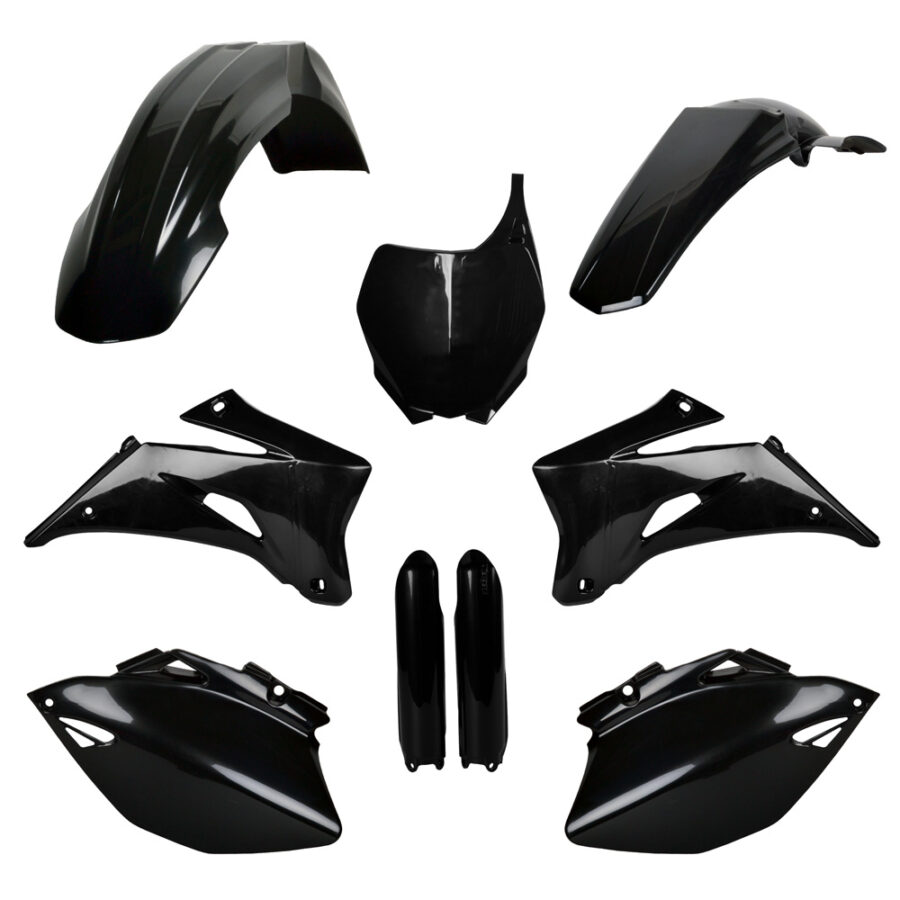 BOX KIT INC FORK GUARDS YAMAHA YZ250F/450F 08-09 BLACK