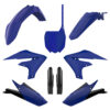 BOX KIT INC FORK GUARDS YAMAHA YZ250F 19-23, YZ450F 18-22, YZ250FX 20-24, YZ450FX 19-23, WRF>24 BLUE OEM22