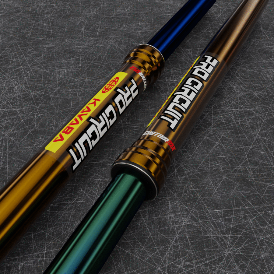 Pro Circuit / Kayaba Upper Fork Decals (Clear)