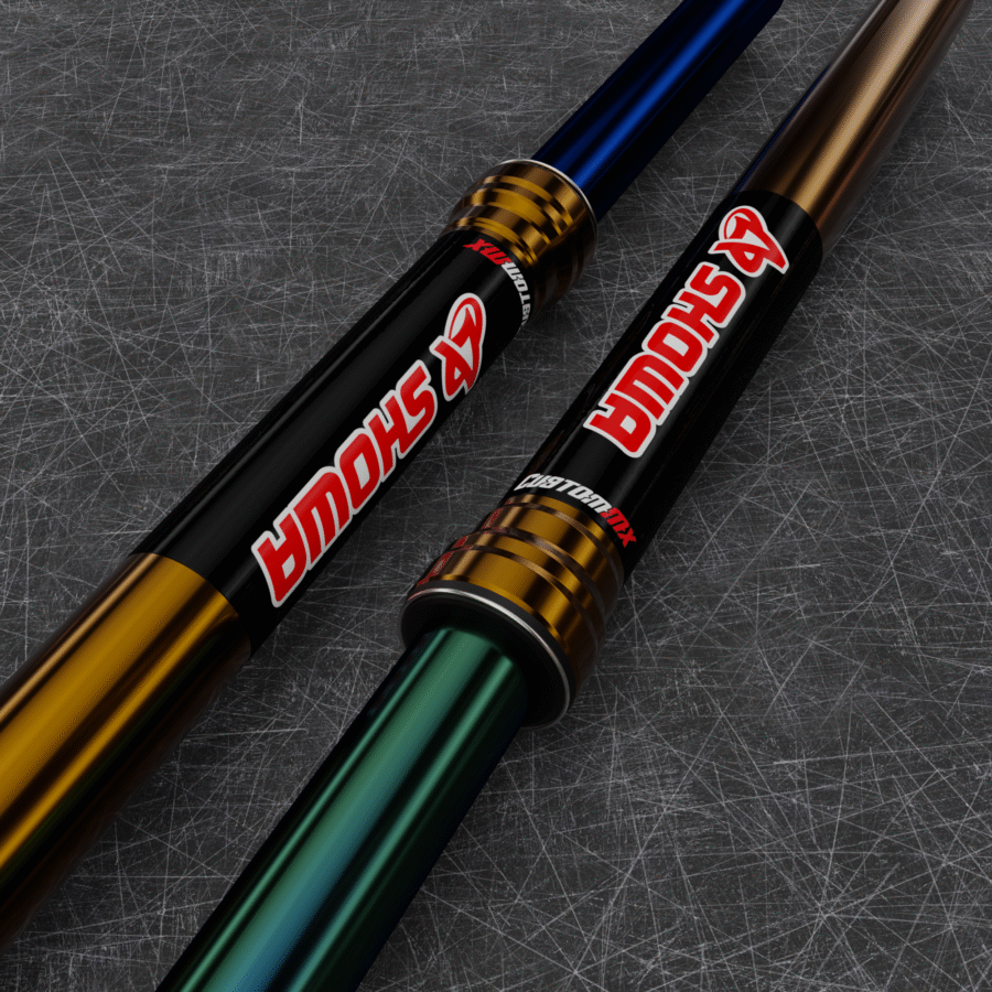 Showa 'A' Upper Fork Decals (Black)