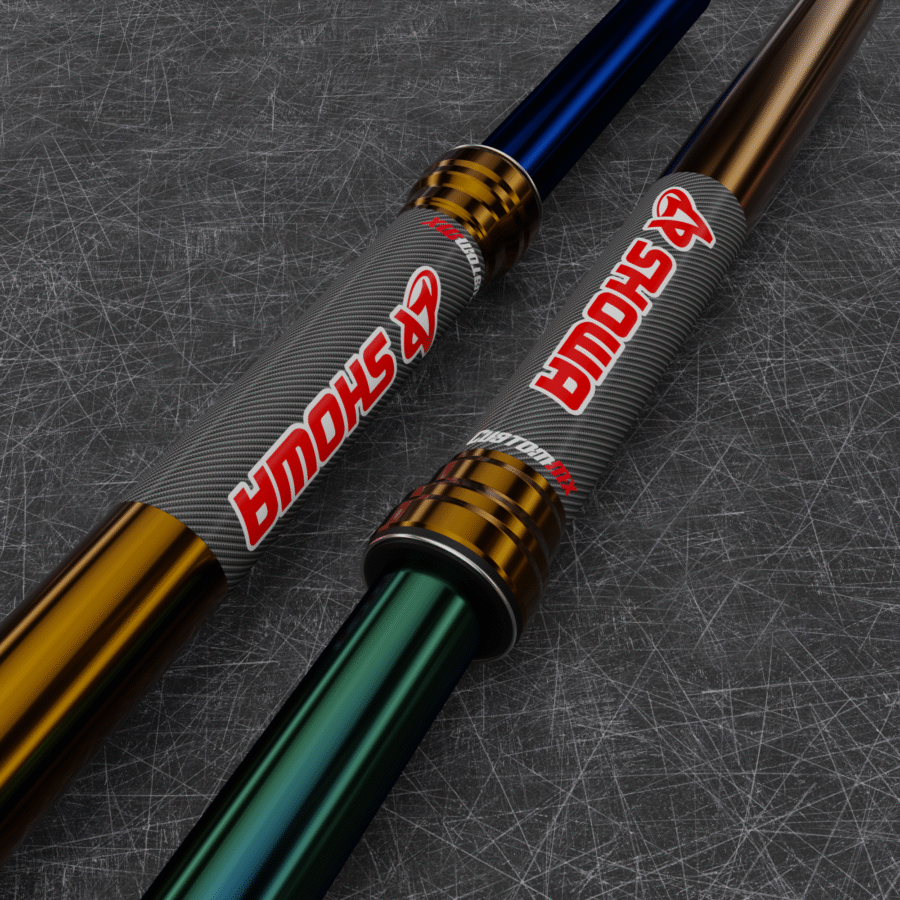 Showa 'A' Upper Fork Decals (Carbon)