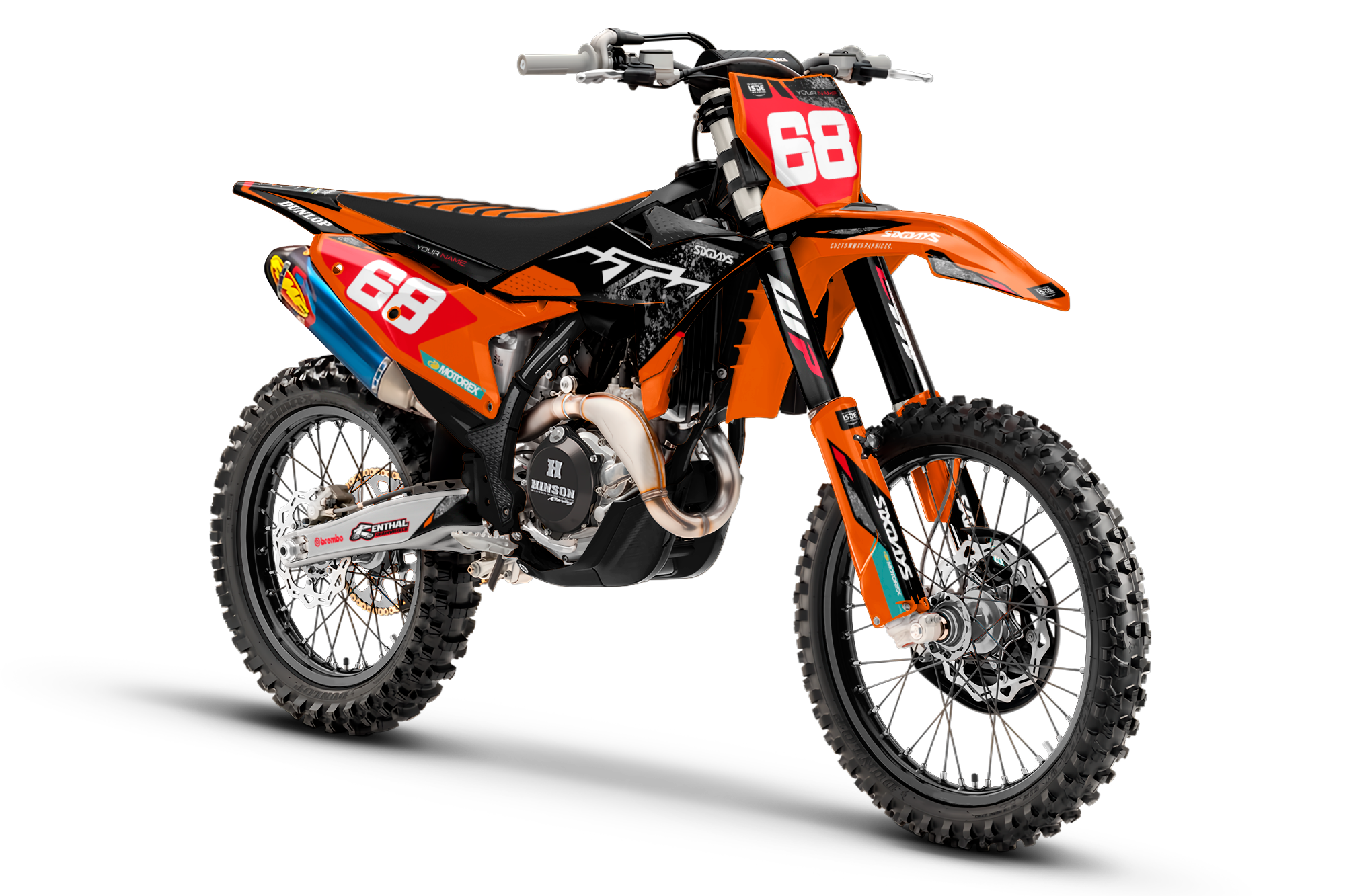 EnduroPro25 - KTM SX/SXF/EXC/EXC-F Graphics Kit - Image 2