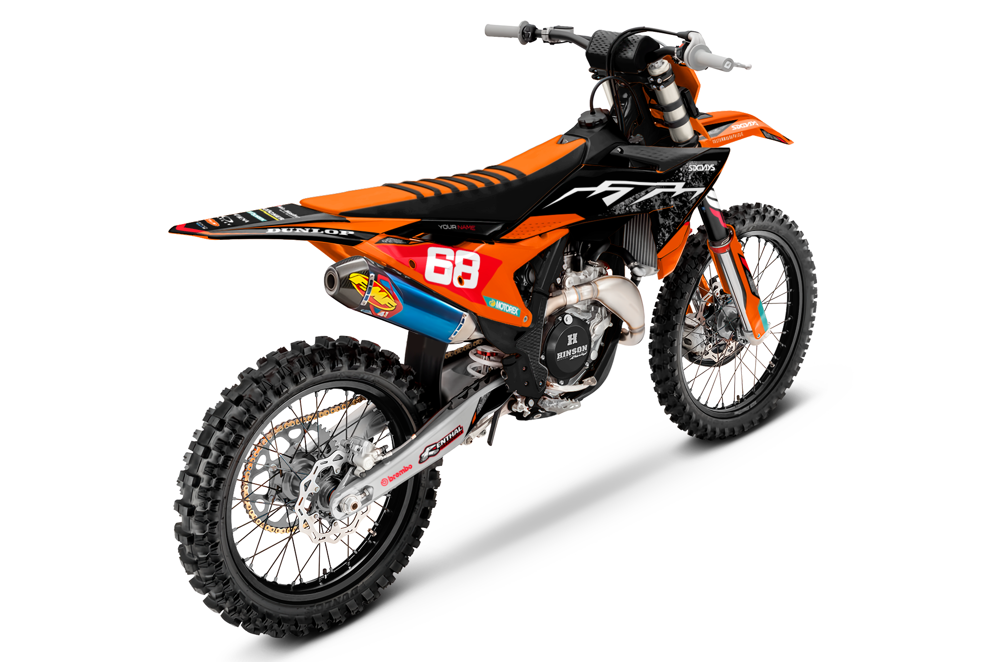 EnduroPro25 - KTM SX/SXF/EXC/EXC-F Graphics Kit - Image 3