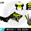 Enrage Fluoro/Grey Series - 2026+ Yamaha WR125 / WR155 Graphics kit