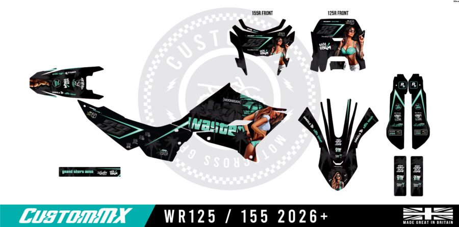Los Santos Series - 2026+ Yamaha WR125 / WR155 Graphics kit