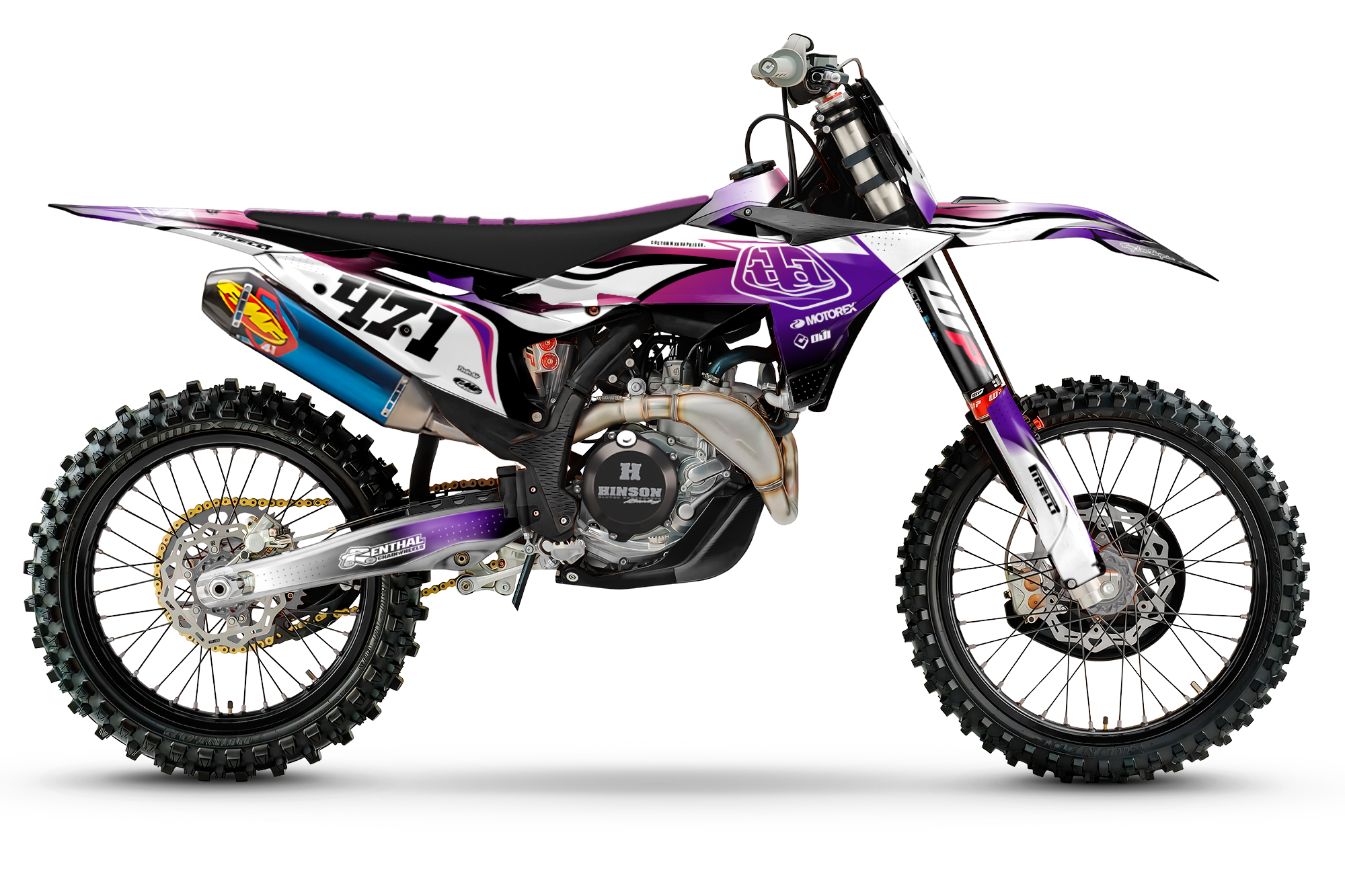 Flame SERIES - KTM SX/SXF/EXC/EXC-F Graphics Kit