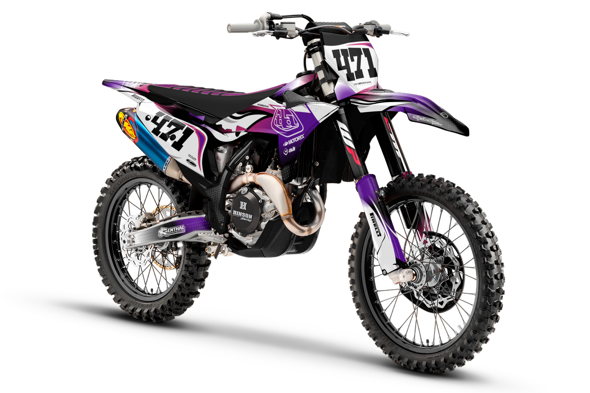 Flame SERIES - KTM SX/SXF/EXC/EXC-F Graphics Kit - Image 2