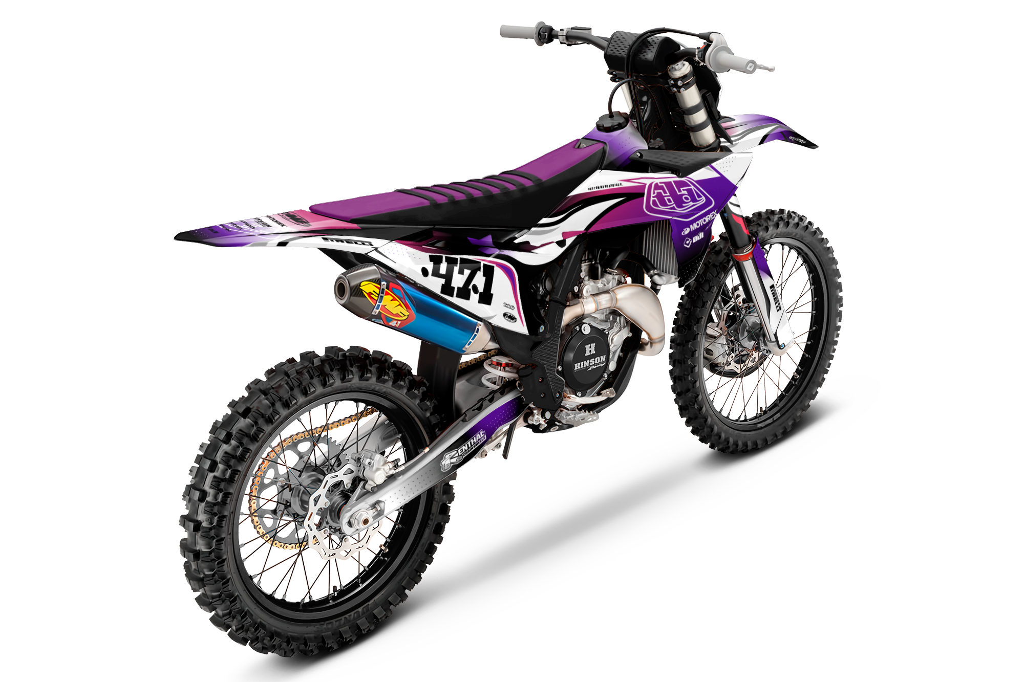 Flame SERIES - KTM SX/SXF/EXC/EXC-F Graphics Kit - Image 3