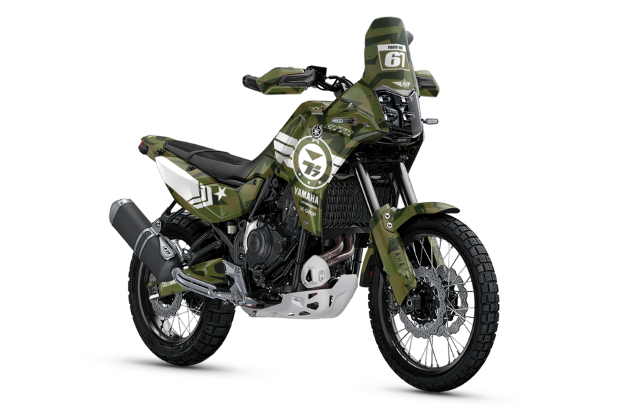 Alternative view of Barracks Forest - Yamaha Tenere T7 / T700 Graphic kit (All years)