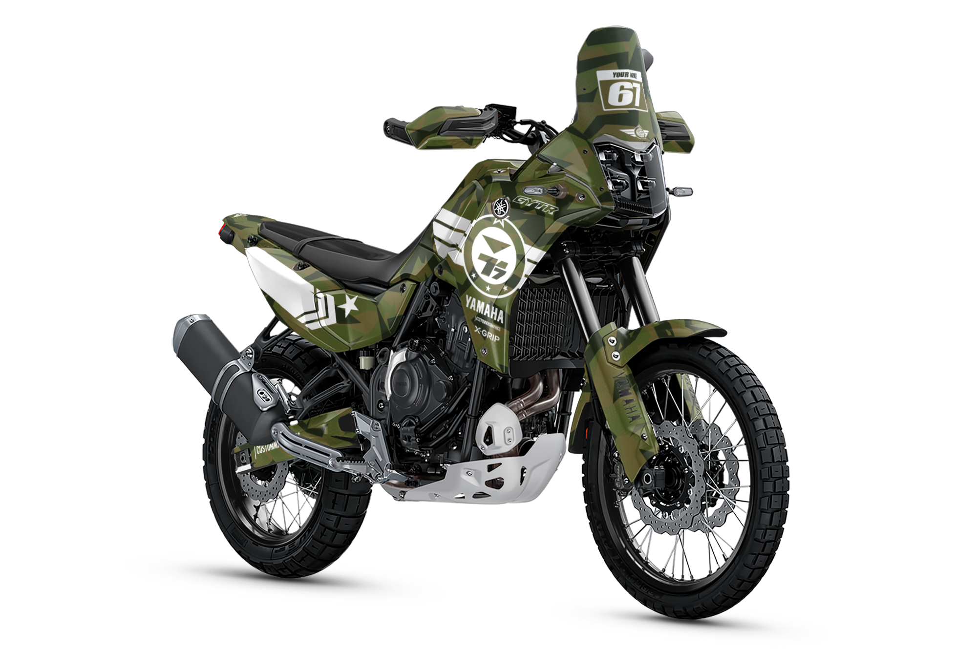 Barracks Forest - Yamaha Tenere T7 / T700 Graphic kit (All years) - Image 2