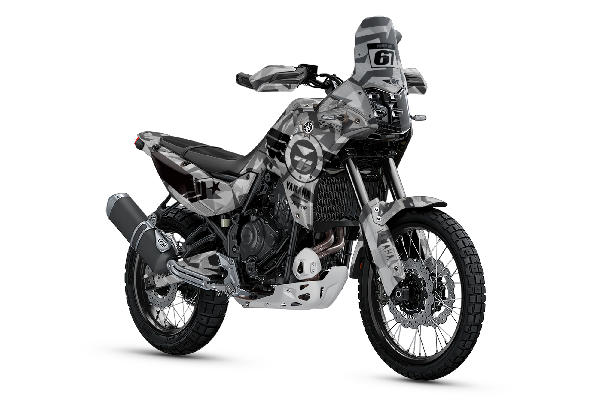 Barracks Mono - Yamaha Tenere T7 / T700 Graphic kit (All years) - Image 2