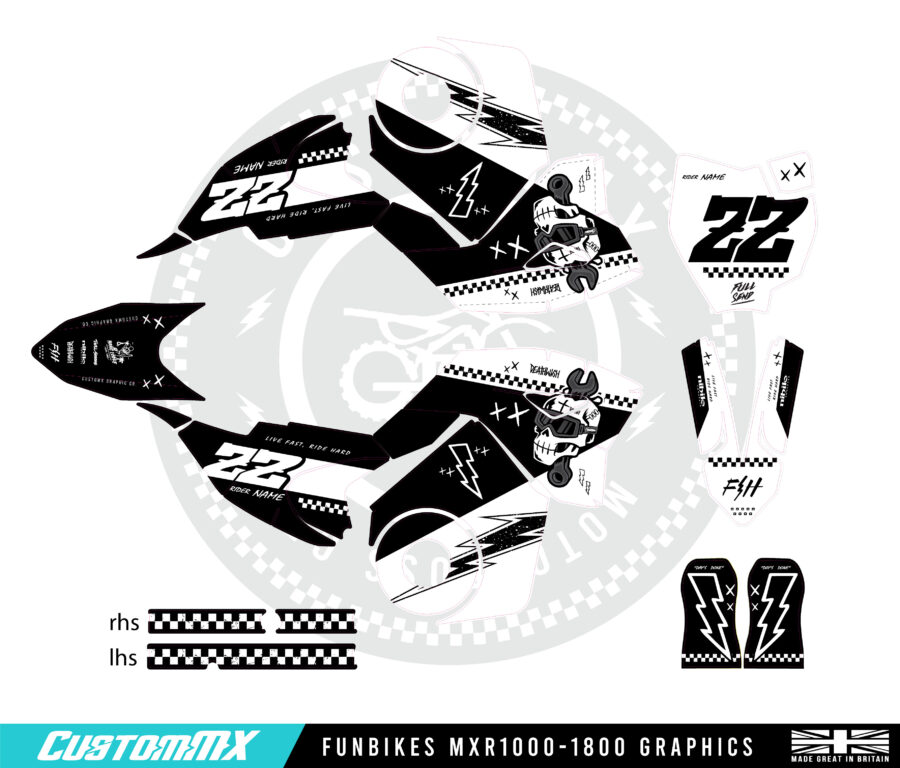 Casablanca Series - Funbikes MXR 1000/1300/1500/1600 Graphics Kit