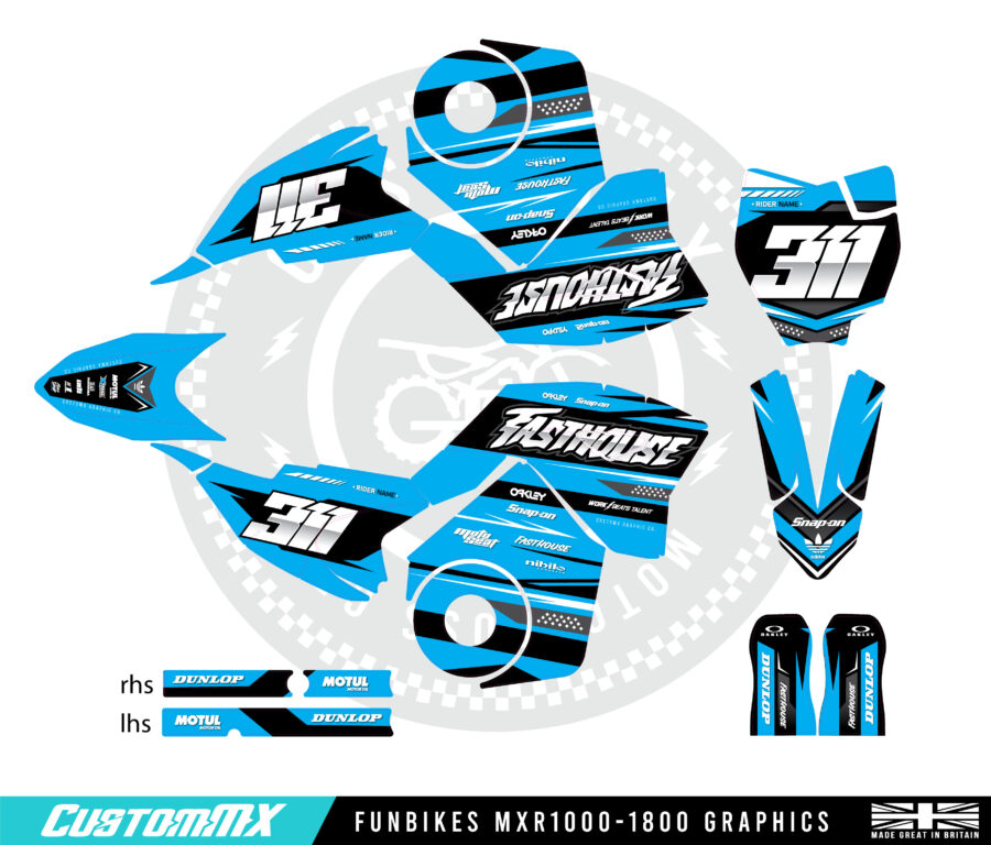 Havana Series - Funbikes MXR 1000/1300/1500/1600 Graphics Kit