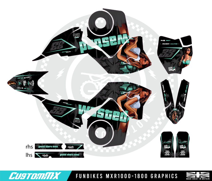 Los Santos - Funbikes MXR 1000/1300/1500/1600 Graphics Kit