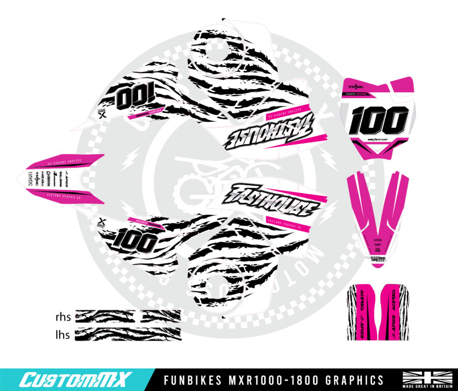 Sacramento Series - Funbikes MXR 1000/1300/1500/1600 Graphics Kit