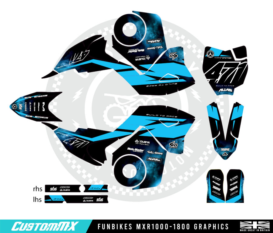 Sassari Series - Funbikes MXR 1000/1300/1500/1600 Graphics Kit